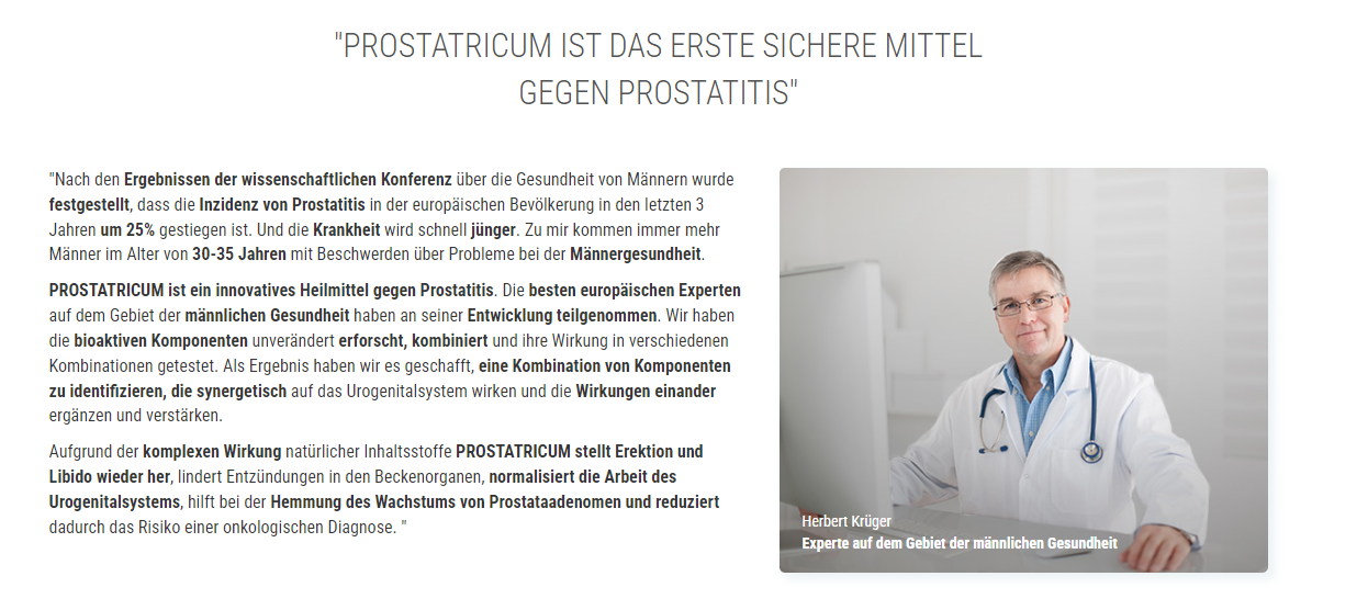 Prostatricum Prostatitis